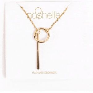 Nashelle Gold Lariart Necklace